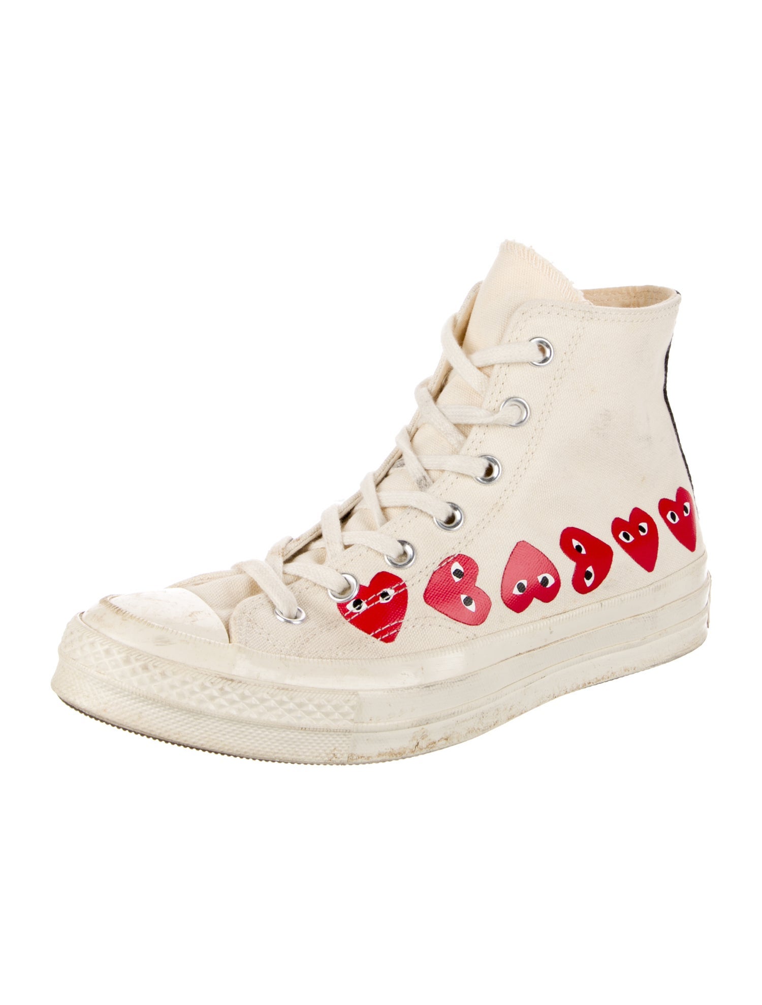 Comme des Garçons Play x Converse Canvas Graphic Print Sneakers